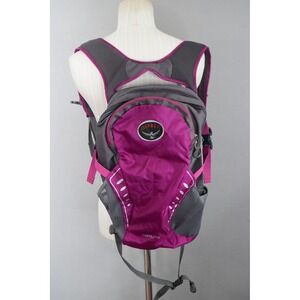 Osprey Daylite Backpack OS Magenta Grey Hiking Daypack Womens 13L Travel Bag